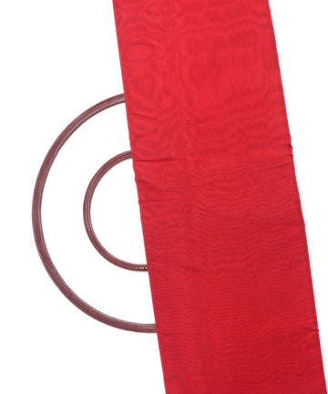 light maroon colour plain chanderi fabric